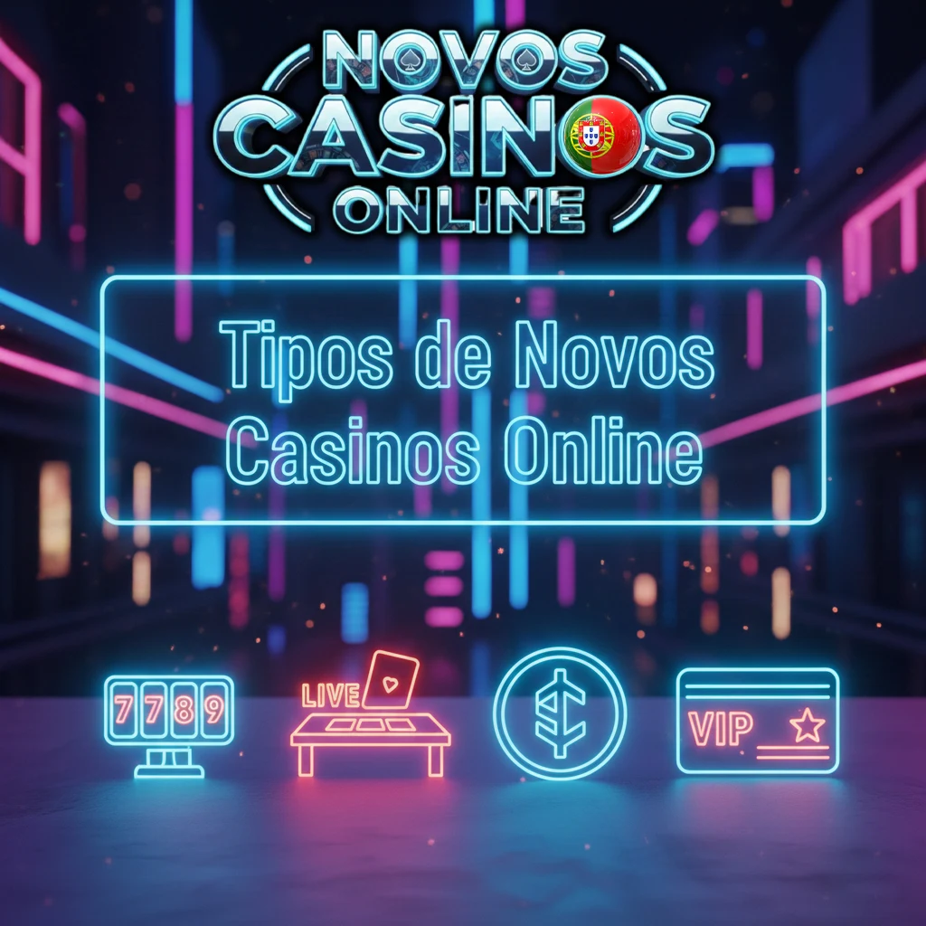 Principais tipos de casinos online